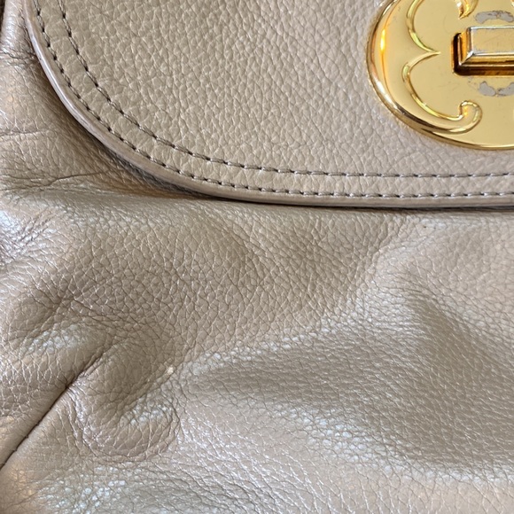 Emma Fox Leather Hand/Shoulder Bag With Gold Tone Hardware - Picture 10 of 16